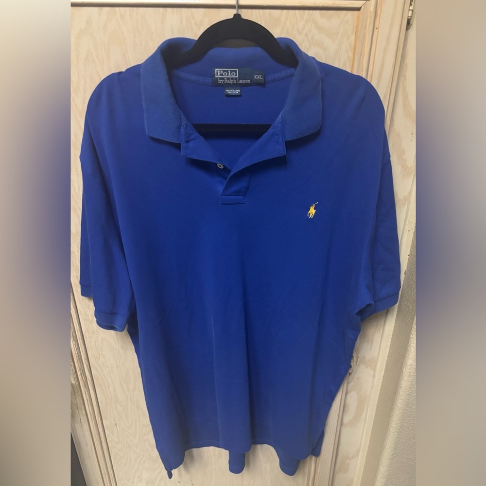 Polo Ralph Lauren Men's Royal Blue Polo Shirt Sz‎ XXL